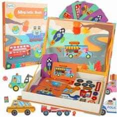 MG Magnetic Book magnetna slagalica, prijevozno sredstvo