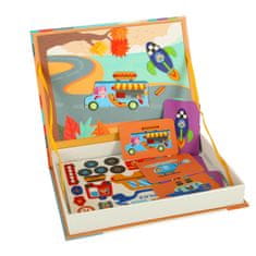 MG Magnetic Book magnetna slagalica, prijevozno sredstvo