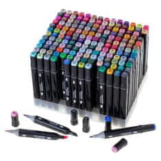 MG Set Markers dvostrani markeri 168 kom + stalak