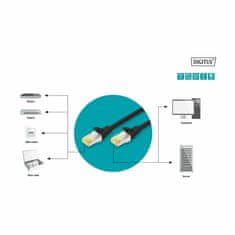 Digitus SFTP patch CAT.6A 0,25 m crni