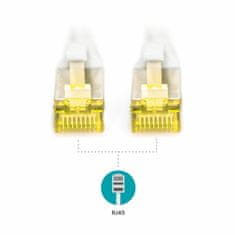 Digitus SFTP patch CAT.6A 0,25 m sivi