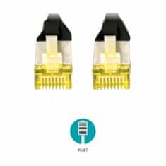 Digitus SFTP patch CAT.6A 0,25 m crni