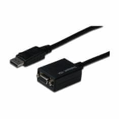 Digitus DisplayPort-VGA adapter 15 cm crni crni AK-340403-001-S