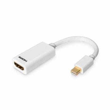 Digitus adapter DisplayPort mini - HDMI + Audio bijeli AK-340411-001-W