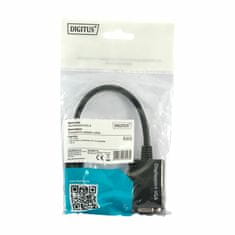 Digitus DisplayPort-VGA adapter 15 cm crni crni AK-340403-001-S