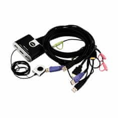 Aten KVM preklopnik 2x1 mini HDMI/USB/AUDIO s kabelima CS692