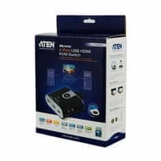 Aten KVM preklopnik 2x1 mini HDMI/USB/AUDIO s kabelima CS692