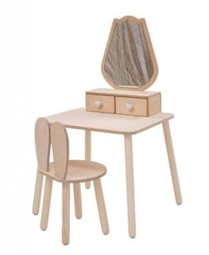 Furnitura MONTESSORI KOZMETIČKI STOLIĆ TULIPAN (VIŠE BOJA)