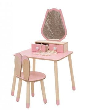 Furnitura MONTESSORI KOZMETIČKI STOLIĆ TULIPAN (VIŠE BOJA)