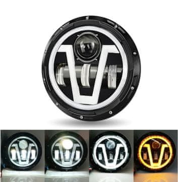 motoLEDy Lampa przednia 7"" Full LED V 1szt