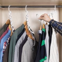 InnovaGoods Organizator Vješalica za 40 Odjevnih Predmeta Plusrobe 24 Dijelovi