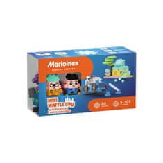 MARIOINEX MINI WAFFLE Policijski auto i zlatarnica 80 komada