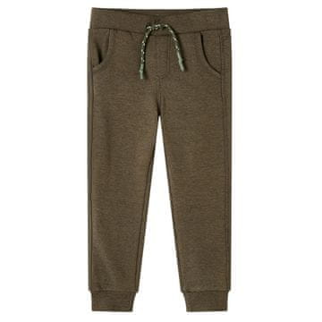 Vidaxl Dječje trenirke, kaki melanž, 92