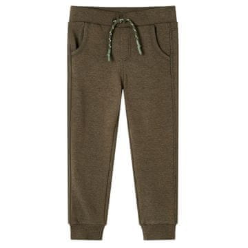 Vidaxl Dječje trenirke, kaki melanž, 104