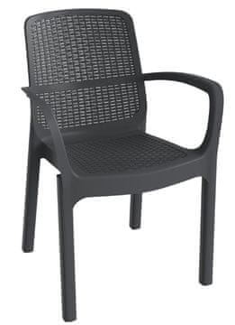 TOOMAX vrtna stolica Numana, grafitna