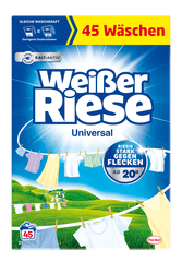 prašak za rublje, Universal, 2.475 kg, 45 pranja