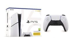 Sony PlayStation 5 D Chassis igraća konzola + dodatni PS5 DualSense kontroler, bijela