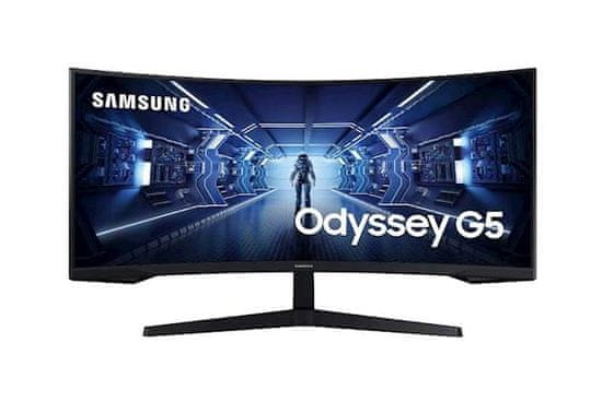 Samsung Odyssey G5 G55T gaming monitor, 86,36cm (34), UWQHD, VA, 165 Hz (LC34G55TWWPXEN)