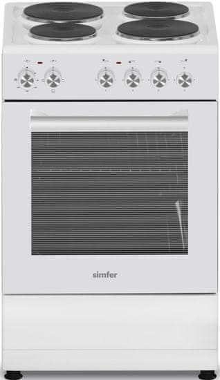 Simfer električni štednjak 4043 SERB