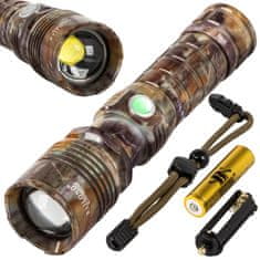 Bailong Vojni taktički aku. Cree LED XHP160 Ručna svjetiljka Zoom 1000m