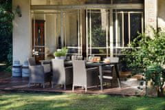 KETER Elegantna Vrtna Stolica Iowa s Jastukom - Cappuccino, Otporna na Vremenske Uvjete