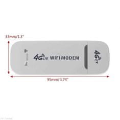 Netscroll USB Wi-Fi modem s podrškom za SIM karticu, 3G/4G bežični mrežni adapter, prenosni router za dom, auto i ured, WifiModem