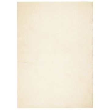 Vidaxl Tepih HUARTE kratkih vlakana mekani i perivi krem 140x200 cm