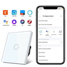 BOT Pametni Zigbee prekidač svjetla ONE SL11 – bijeli