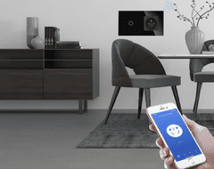 BOT Pametna utičnica s WiFi prekidačem za svjetlo SPS11 crna