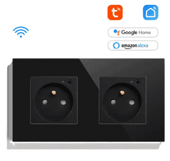 BOT Pametna WiFi utičnica DOUBLE SP12 crna