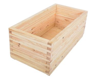 Rojaplast Veliki drveni cvjetni sanduk 100x50x40 cm s prirodnom impregnacijom