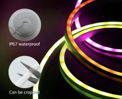 BOT Pametna LED traka Neon, RGB, 5 m
