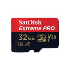 SanDisk Extreme PRO memorijska kartica, microSDXC, 64 GB + SD adapter