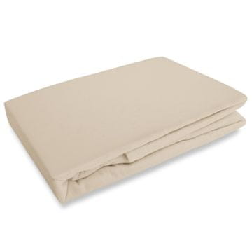 Darymex Flanel plahta 90x200 MEKANA, topla FLANEL, bež boja
