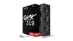 XFX Speedster QICK 319 Radeon RX 7700 XT Black Edition grafička kartica, 12 GB GDDR6 (RX-77TQICKB9)