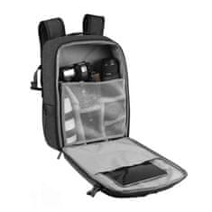 Puluz ruksak za kameru sa solarnim panelima 12W, crno