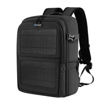 Puluz ruksak za kameru sa solarnim panelima 12W, crno