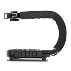 Puluz C-Shaped Handle držač za fotoaparate / kamere, crno