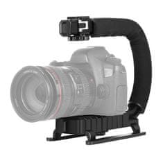 Puluz C-Shaped Handle držač za fotoaparate / kamere, crno