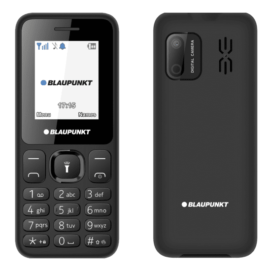 Blaupunkt V18 mobilni telefon, crni