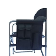 Linder Exclusiv Sklopiva kamping stolica Siva/Crna