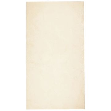 Vidaxl Tepih HUARTE kratkih vlakana mekani i perivi krem 60 x 110 cm
