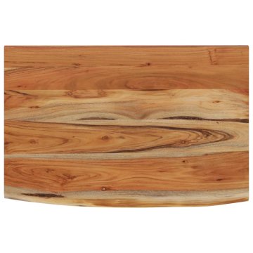 Vidaxl Zidna polica 50x30x3,8 cm pravokutna bagremovo drvo živi rub