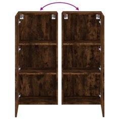 Vidaxl Zidni TV ormarić boja hrasta 40,5x30x90 cm konstruirano drvo