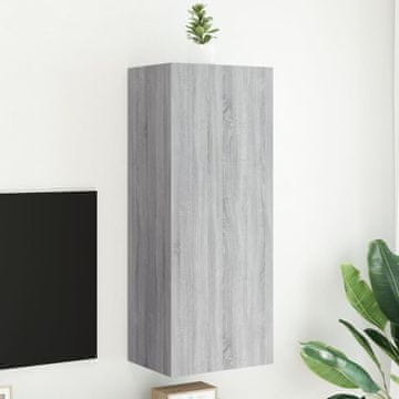 Vidaxl Zidni TV ormarić, sivi hrast sonoma, 40,5 x 30 x 102 cm