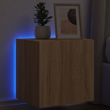 Vidaxl Zidni TV ormarić s LED rasvjetom, Sonoma hrast, 40,5 x 35 x 40 cm