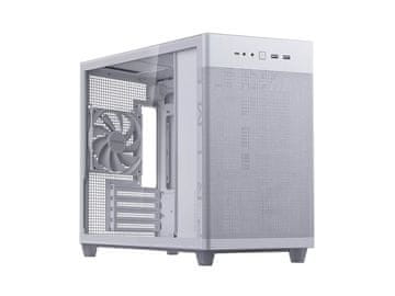 ASUS Prime AP201 kućište za računalo, Micro-ATX, kaljeno staklo, bijelo (90DC00G3-B39010)