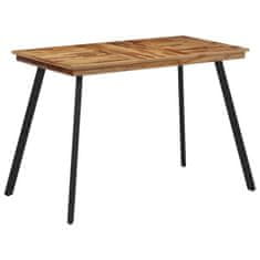 Vidaxl Vrtni stol 120x62x76 cm Masivno tikovino