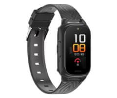 Forever SIVA ST-100 za starije osobe/dječji pametni sat, crni