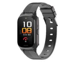 Forever SIVA ST-100 za starije osobe/dječji pametni sat, crni